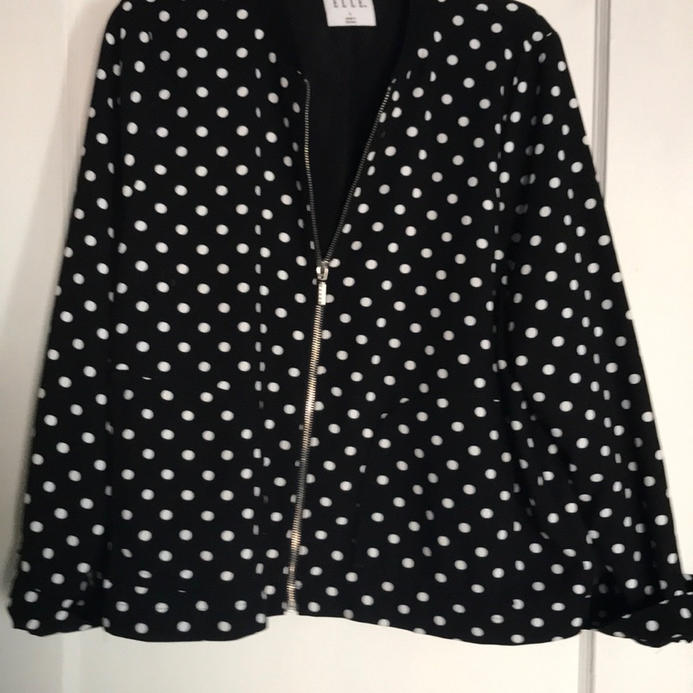 Cute black and white coat